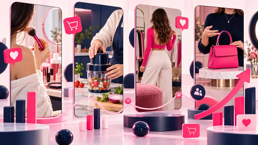 Structured TikTok ad research example