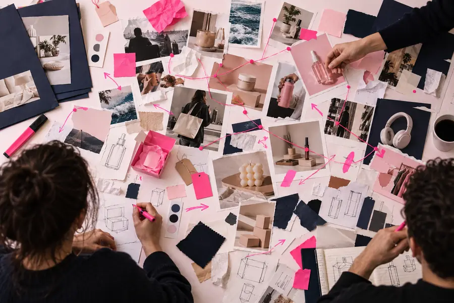 Unstructured advertising and product research notes
